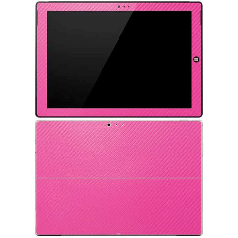 Pink Carbon Fiber Specialty Material Surface Pro 3 Skin