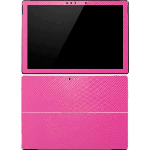 Pink Carbon Fiber Specialty Material Surface Pro 4 Skin