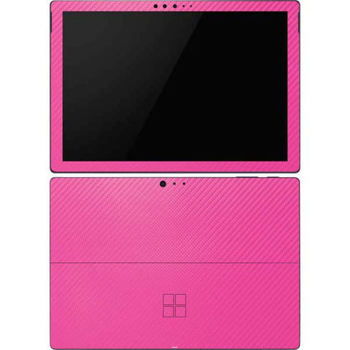 Pink Carbon Fiber Specialty Material Surface Pro 6 Skin
