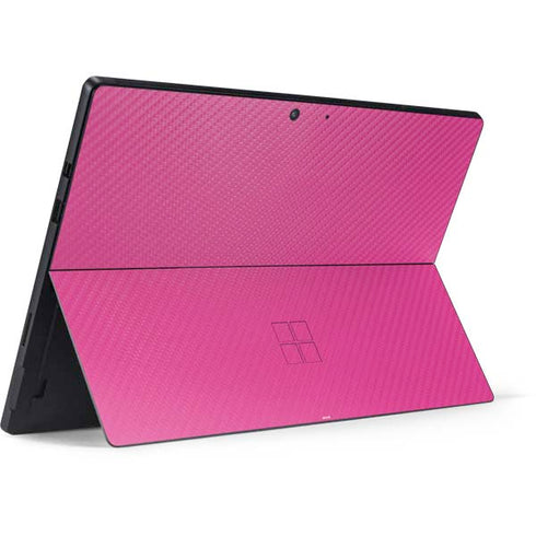 Pink Carbon Fiber Specialty Material Surface Pro 7 Skin