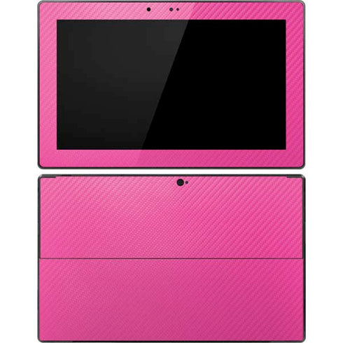 Pink Carbon Fiber Specialty Material Surface Pro Tablet Skin