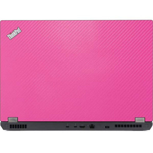 Pink Carbon Fiber Specialty Texture Material Lenovo ThinkPad Skin
