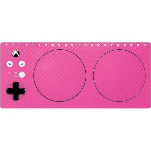 Pink Carbon Fiber Specialty Material Xbox Adaptive Controller Skin