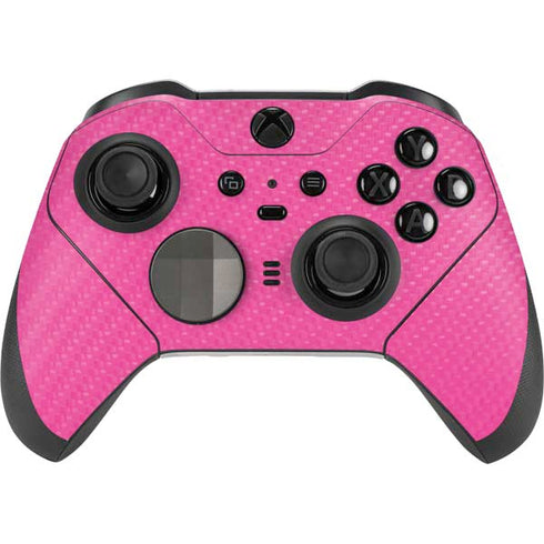 Pink Carbon Fiber Specialty Material Xbox Elite Wireless Controller Series 2 Skin