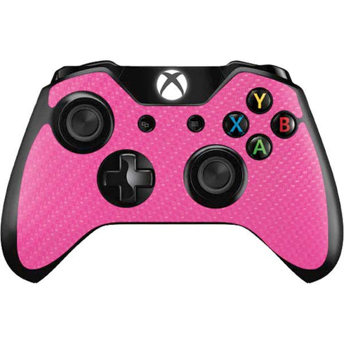 Pink Carbon Fiber Specialty Material Xbox One Controller Skin