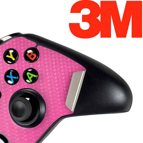 Pink Carbon Fiber Specialty Material Xbox One Controller Skin
