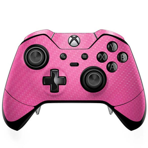 Pink Carbon Fiber Specialty Material Xbox One Elite Controller Skin