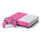 Pink Carbon Fiber Specialty Material Xbox One S Console and Controller Bundle Skin