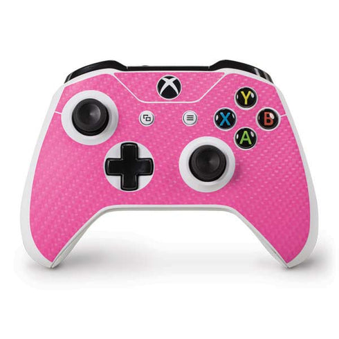 Pink Carbon Fiber Specialty Material Xbox One S Controller Skin