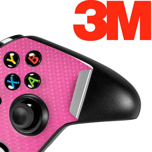 Pink Carbon Fiber Specialty Material Xbox One X Controller Skin