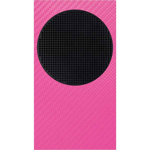 Pink Carbon Fiber Specialty Material Xbox Series S Console Skin