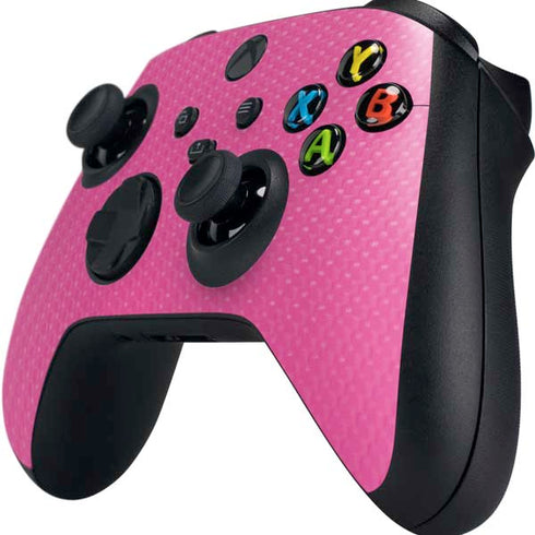 Pink Carbon Fiber Specialty Material Xbox Series X Controller Skin