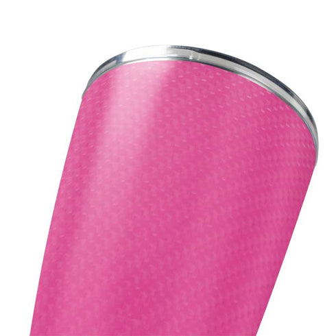 Pink Carbon Fiber Specialty Texture Material Yeti 20oz Tumbler Skin