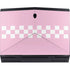Pink Checkerboard Dell Alienware Skin