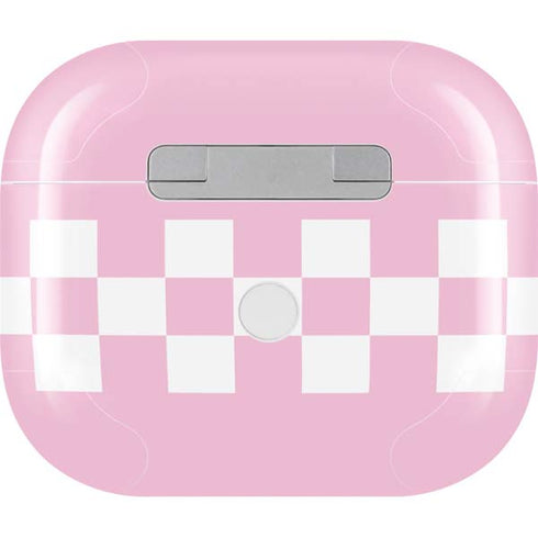Pink Checkerboard Apple AirPods (3rd Gen 2021) Skin