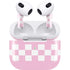 Pink Checkerboard Apple AirPods (3rd Gen 2021) Skin