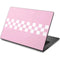 Pink Checkerboard Dell Chromebook Skin