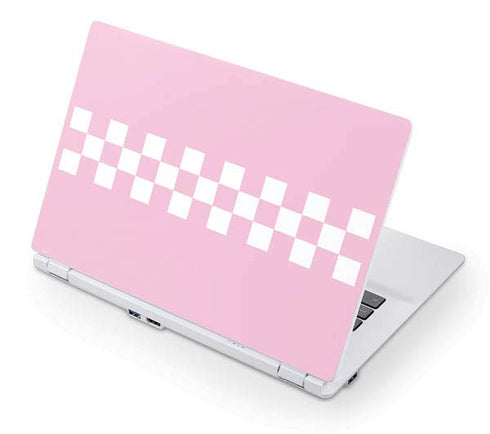 Pink Checkerboard Acer Chromebook Skin