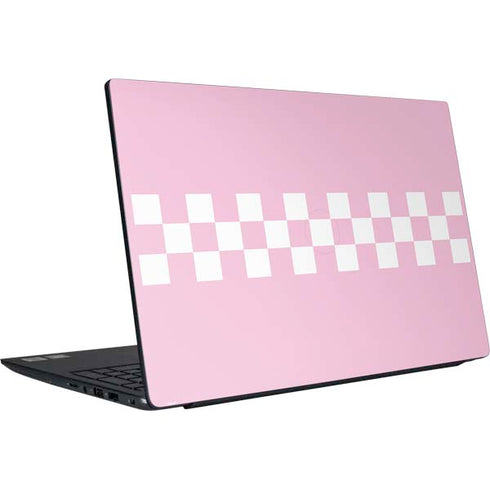 Pink Checkerboard Dell Vostro Skin