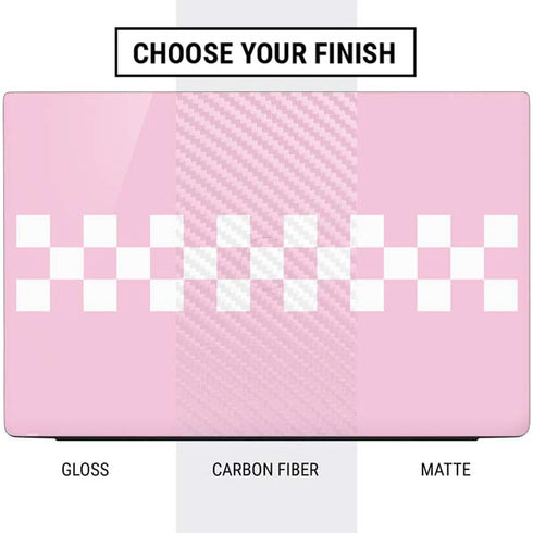 Pink Checkerboard Dell Vostro Skin