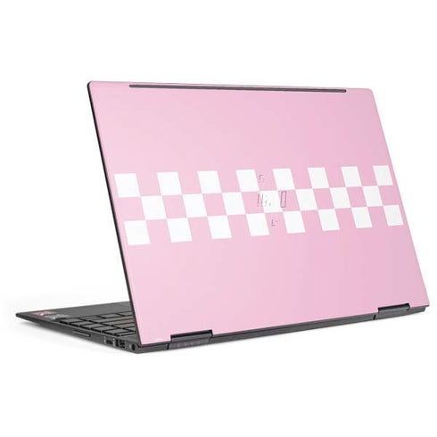Pink Checkerboard HP Envy Skin