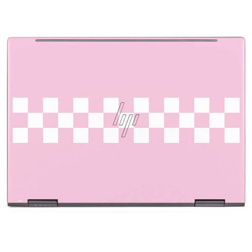 Pink Checkerboard HP Envy Skin