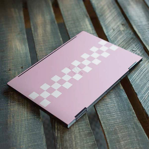 Pink Checkerboard HP Envy Skin