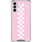 Pink Checkerboard Galaxy A13 5G Clear Case