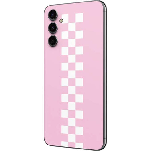 Pink Checkerboard Galaxy A14 5G Skin