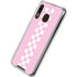 Pink Checkerboard Galaxy A30 Clear Case