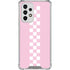 Pink Checkerboard Galaxy A33 5G Clear Case