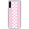 Pink Checkerboard Galaxy A50 Clear Case