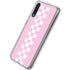 Pink Checkerboard Galaxy A50 Clear Case