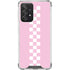 Pink Checkerboard Galaxy A52 5G Clear Case