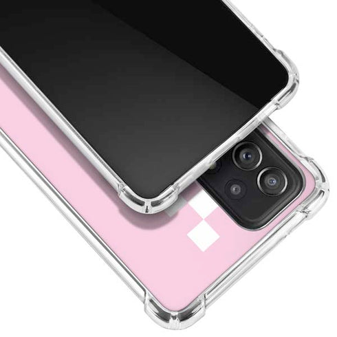 Pink Checkerboard Galaxy A52 5G Clear Case