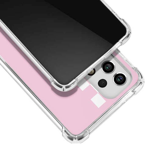 Pink Checkerboard Galaxy A53 5G Clear Case