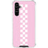 Pink Checkerboard Galaxy A54 5G Clear Case