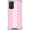 Pink Checkerboard Galaxy A72 5G Clear Case