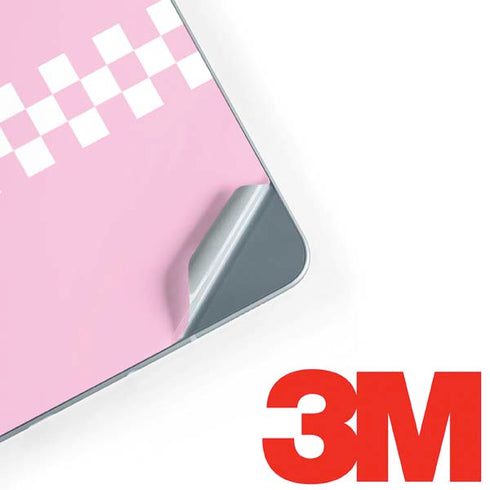 Pink Checkerboard Galaxy Book 12in Skin
