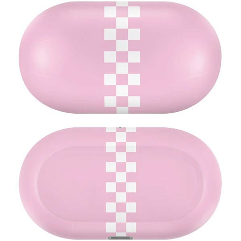 Pink Checkerboard Galaxy Buds Plus Skin