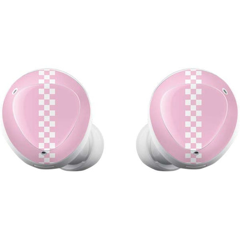 Pink Checkerboard Galaxy Buds Plus Skin