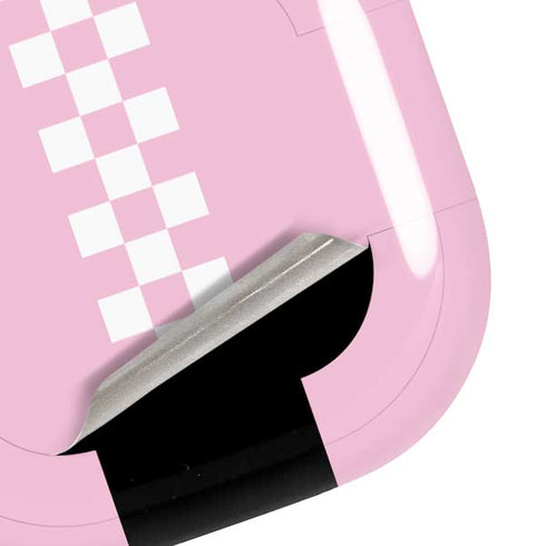 Pink Checkerboard Galaxy Buds Pro Skin