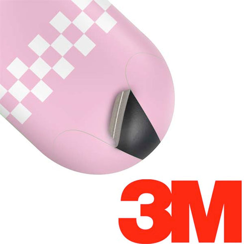 Pink Checkerboard Galaxy Buds Skin