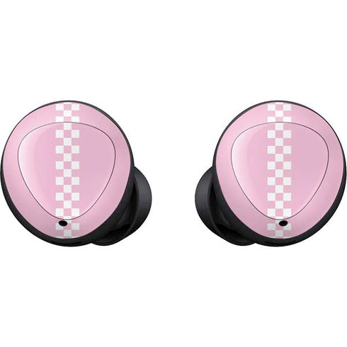 Pink Checkerboard Galaxy Buds Skin