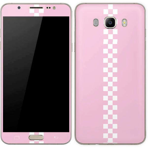 Pink Checkerboard Galaxy J7 Skin