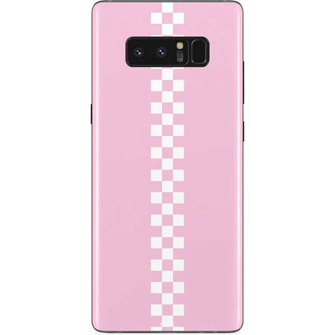 Pink Checkerboard Galaxy Note 8 Skin