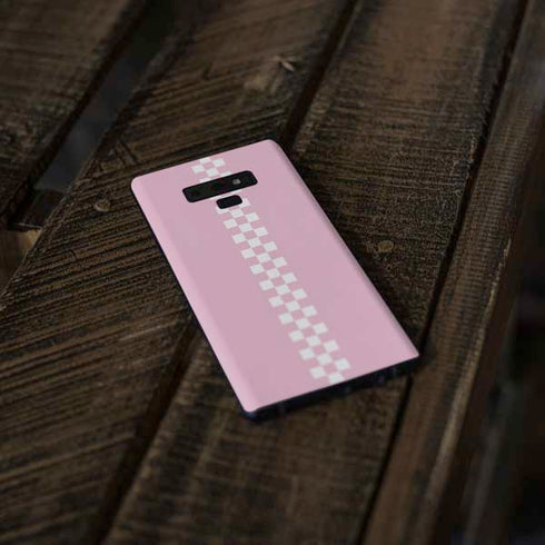 Pink Checkerboard Galaxy Note 9 Skin