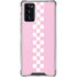Pink Checkerboard Galaxy Note20 5G Clear Case