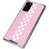 Pink Checkerboard Galaxy Note20 5G Clear Case