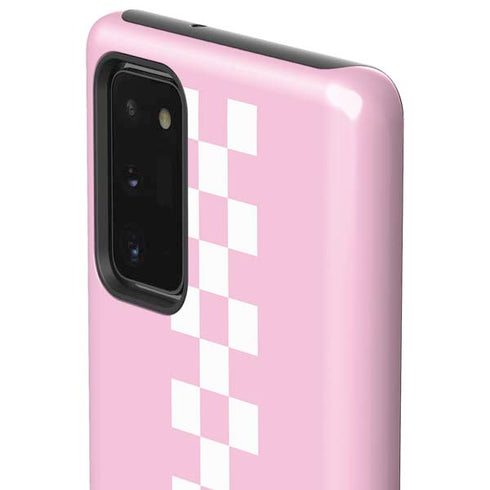 Pink Checkerboard Galaxy Note20 5G Pro Case